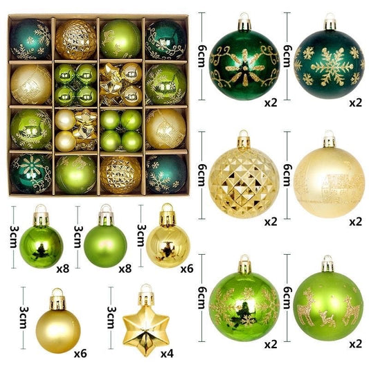 Green and Golden Christmas Decor
