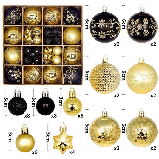 Black and Golden Christmas Decor